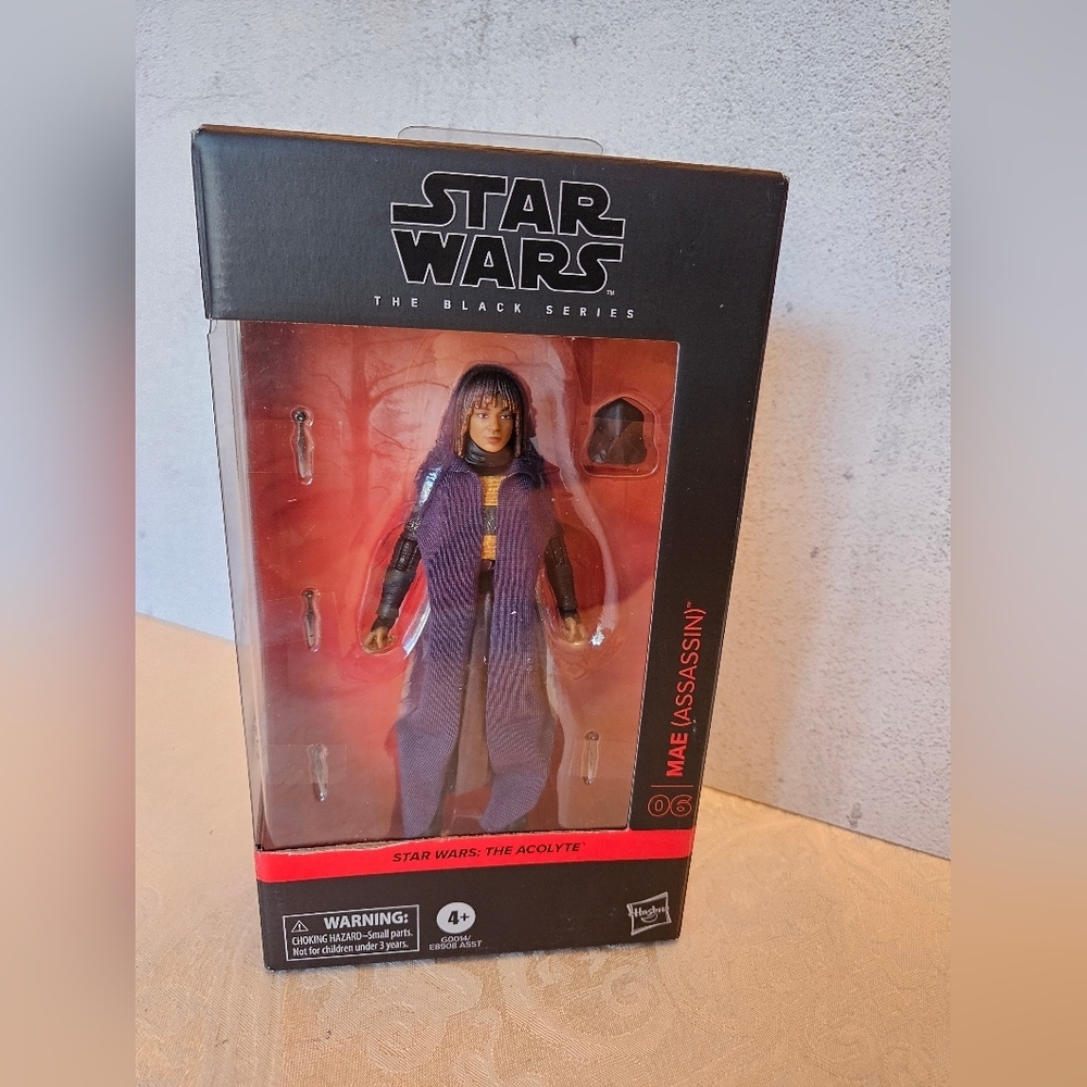 Star Wars The Black Series The Acolyte Mae Assassin New In Box, Great Condition